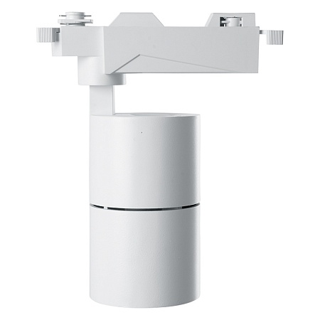 Светодиодный светильник Feron AL103 трековый однофазный на шинопровод 20W 4000K 35 градусов белый серия MarketBright - фото