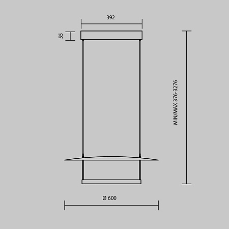 Подвесной светильник Maytoni Ambience MOD280PL-L30B3K1 - фото