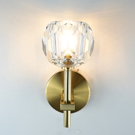 Бра Boule De Cristal Single Sconce Brass Imperiumloft 73511-22 - фото