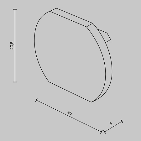 Трековая система Technical накладная низковольтная (48 Вольт) чёрная 300x300 TS-X-300-TR175-1-24WTW-M-B