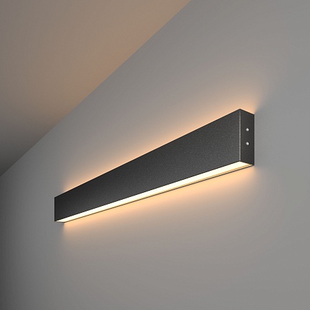 Линейный светодиодный накладной двусторонний светильник 78см 30Вт 3000К черный LSG-02-2-8*78-24-3000-MSh Elektrostandard Pro - фото