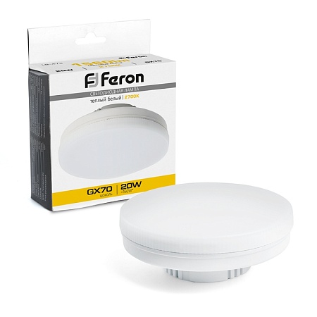 Лампа светодиодная Feron LB-473 GX70 20W 175-265V 2700K - фото