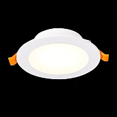 Св-к встр. Белый LED 1*10W 3000K/4000K/6000K 850Lm Ra80 110° IP20 D120xH30 220-240V ST212.508.10