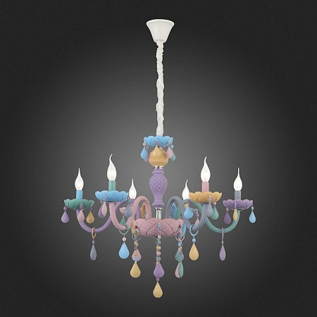 Люстра подвесная ST-Luce Разноцветный E14 6*40W SL1700.783.06 - фото