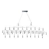 Светильник подвесной ST-Luce Хром/Прозрачный LED 1*23W 4000K SL6603.103.23
