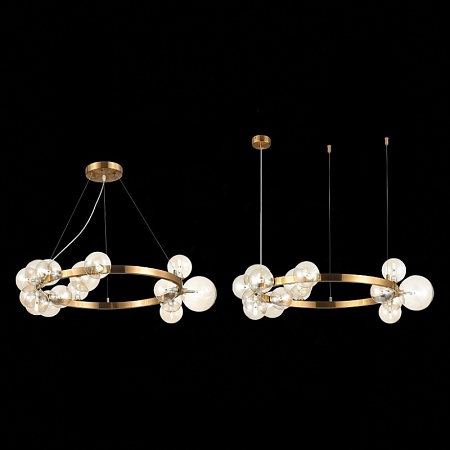 Светильник подвесной ST-Luce Бронза/Коньячный G4 15*5W SL1165.303.15 - фото