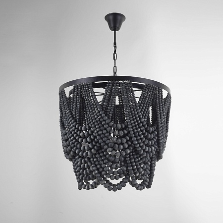 Люстра Amelia Wood Bead Chandelier Imperiumloft 123352-22 - фото