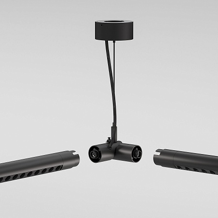 Module System Набор подвеса угловой с вводом питания (черный) 85195/00 Elektrostandard - фото