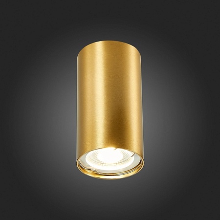 Светильник потолочный Золотистый GU10 1*50W IP20 D54xH100 220V Без ламп ST110.207.01 - фото