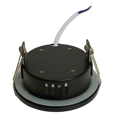 Светильник встраиваемый Feron DL544 потолочный GX53 черный IP44 - фото