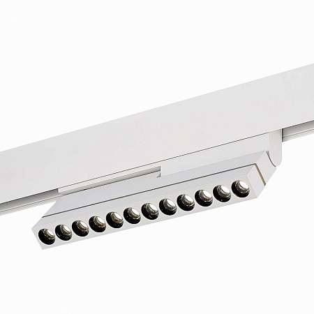 Магнитный трековый светильник Белый LED 1*12W 4000K 500Lm Ra>90 36° IP20 L220xW22xH117 ST805.546.12 - фото