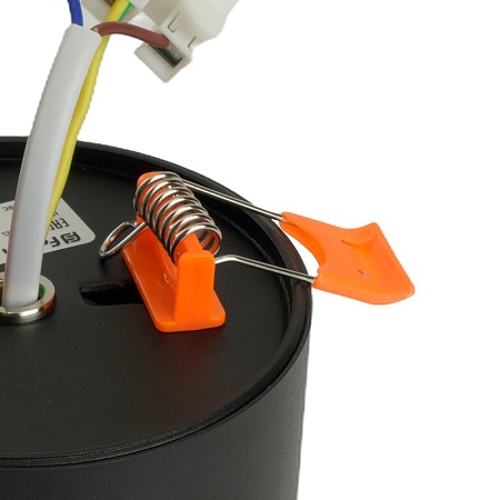 Светильник потолочный Feron HL454 HALO 12W, 230V, GX53, черный - фото