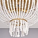 Люстра Jacqueline Clear Flush-Mount Brass Imperiumloft 186173-22 - фото