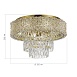 Светильник потолочный ST-Luce Латунь/Прозрачный, Янтарный E14 10*60W SL1637.302.10 - фото