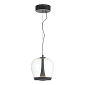 Светильник подвесной ST-Luce Черный/Прозрачный, Черный LED 1*17W 3000K SL6014.423.01