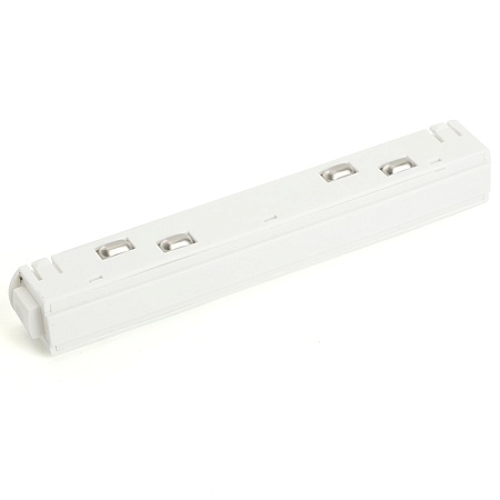 Соединитель-коннектор для низковольтного шинопровода, белый прямой, LD3003 - фото
