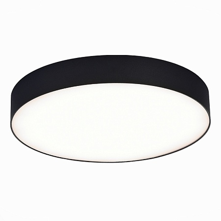Светильник потолочный Черный LED 1*48W 4000K 4 320Lm Ra>85 120° IP20 D400xH55 185-265V ST606.442.48 - фото