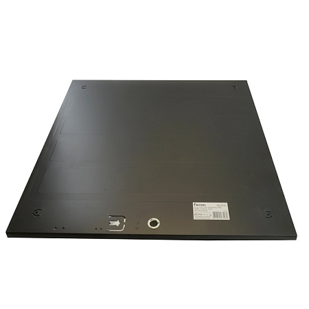 Светодиодная панель Feron AL2117 встраиваемая Армстронг 40W 4000K черный ЭПРА в комплекте - фото