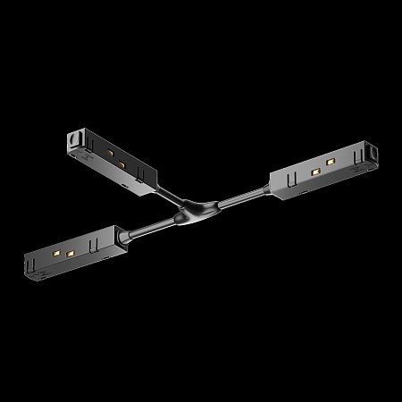 Коннектор питания Т-образный Gravity черный - фото