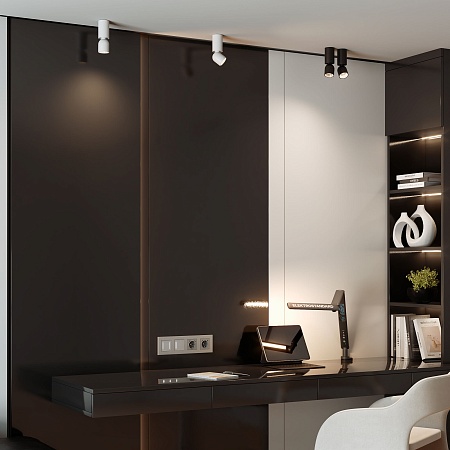 Светильник накладной поворотный светодиодный Spot 8W 4000K белый 25106/LED Elektrostandard - фото