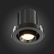 Св-к встр. Черный LED 1*12W 3000K 900Lm Ra80 24° IP20 D90xH92 180-240V ST702.338.12 - фото