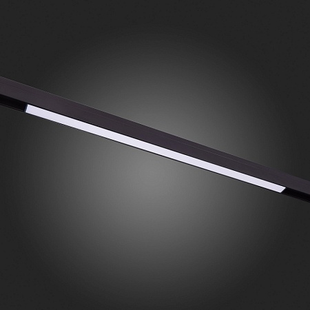 Магнитный трековый светильник Черный LED 1*20W 4000K 1 300Lm Ra>90 120 IP20 L606xW22xH4 ST360.446.20 - фото