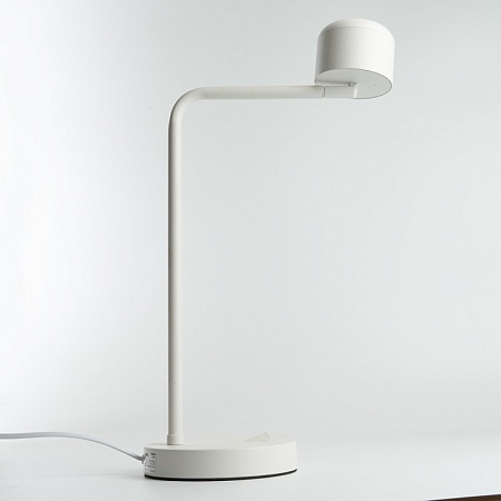 Светильник под лампу настольный Feron DE365 ECHO 12W, 230V, GX53, белый, с  антибликовой сеточкой - фото