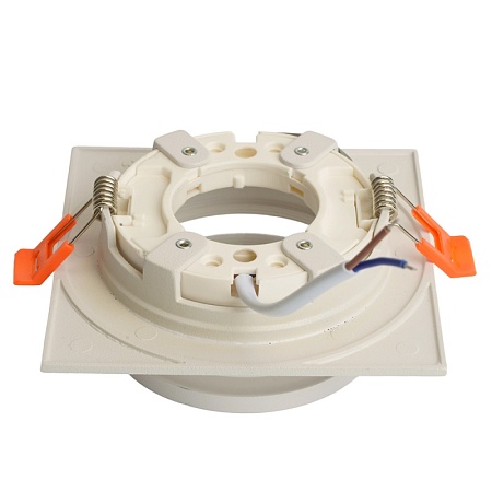 Светильник встраиваемый Feron DL503 LUNA потолочный GX53 белый квадрат - фото