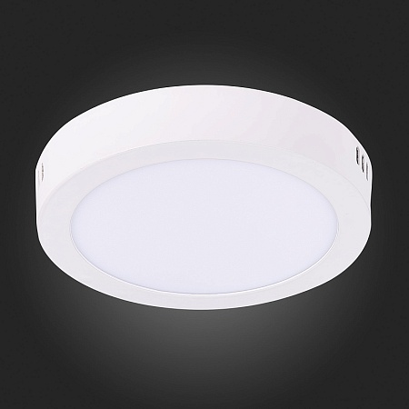 Светильник настенно-потолочный Белый LED 1*12W 3000K 715Lm Ra80 120° IP20 D160xH28 90-2 ST112.532.12 - фото