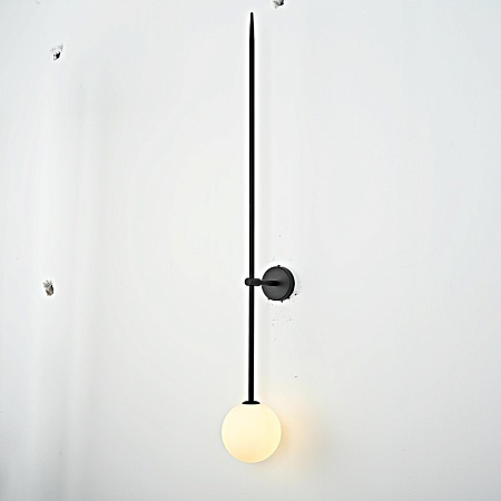 Настенный Светильник Lines Ball 100 Black Imperiumloft 140827-26 - фото