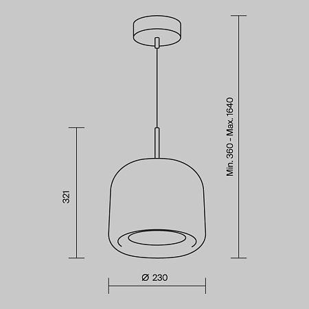 Подвесной светильник Maytoni Madmen MOD128PL-L6SG - фото