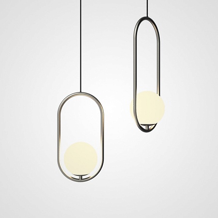 Подвесной Светильник Matthew Mccormick Hoop 50 Silver Mila Pendant Imperiumloft 179967-22 - фото
