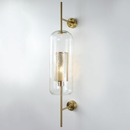 Настенный Светильник Catch Wall Cylinder L78 Brass Imperiumloft 189447-26 - фото