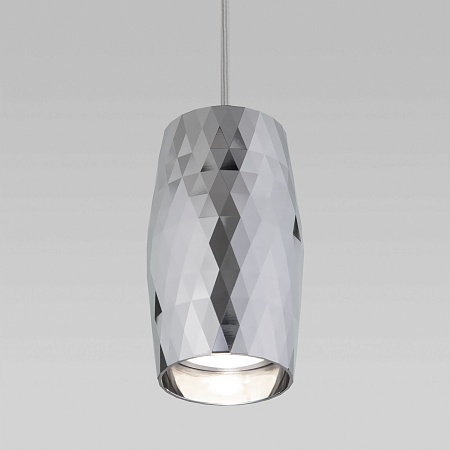 Подвесной светильник Eurosvet 50246/1 LED/ хром - фото