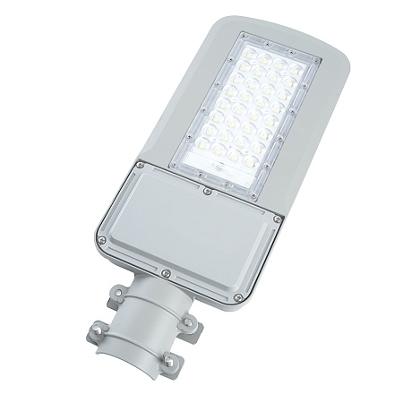Светодиодный уличный консольный светильник Feron SP3040 100W 5000K 230V, серый - фото