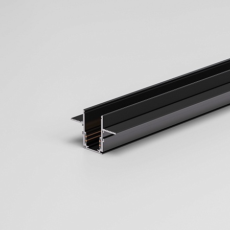 Slim Magnetic Шинопровод встраиваемый под ГКЛ 12,5мм черный (3м) 85208/00 85208/00 Elektrostandard - фото