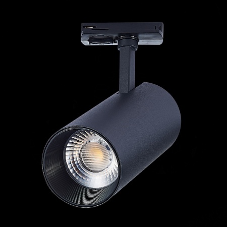 Св-к трек. Черный LED 1*30W 4000K 2 700Lm Ra≥90 36° IP20 L177xW77xH204 100-240V ST350.446.30.36 - фото