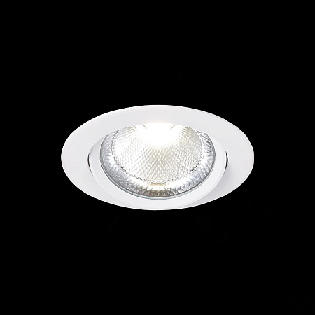 Св-к встр. Белый LED 1*24W 3000K 1 800Lm Ra80 36° IP20 D138xH88 220-240V ST211.538.24.36 - фото