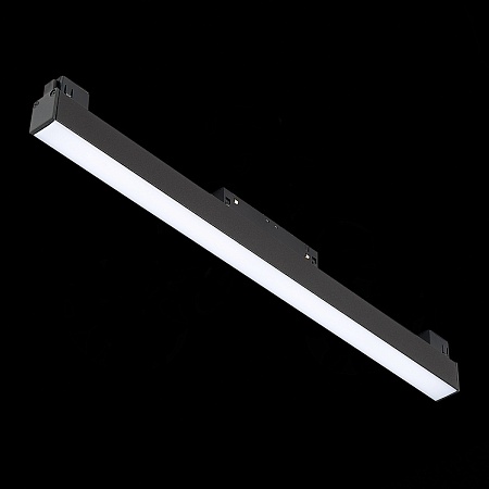 Магнитный трековый светильник Черный LED 1*12W 4000K 780Lm Ra>90 120 IP20 L406xW22xH44 ST360.446.12 - фото