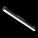 Магнитный трековый светильник Черный LED 1*12W 4000K 780Lm Ra>90 120 IP20 L406xW22xH44 ST360.446.12 - фото