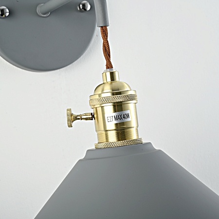 Бра С Подвесным Плафоном Braid Wall Gray Imperiumloft 181877-26 - фото