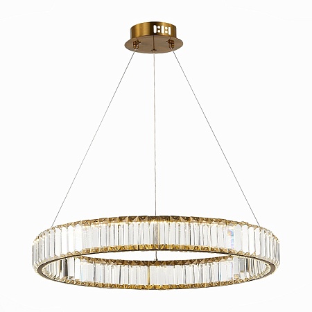 Люстра подвесная ST-Luce Латунь/Прозрачный LED 1*40W 4000K SL1622.363.01 - фото
