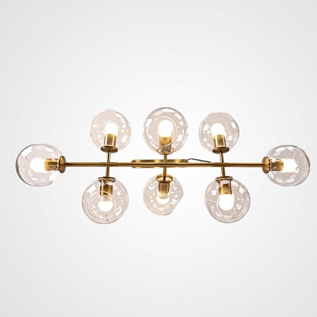 Люстра Staggered Glass Chandelier 8 Imperiumloft 107263-22 - фото