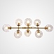 Люстра Staggered Glass Chandelier 8 Imperiumloft 107263-22 - фото