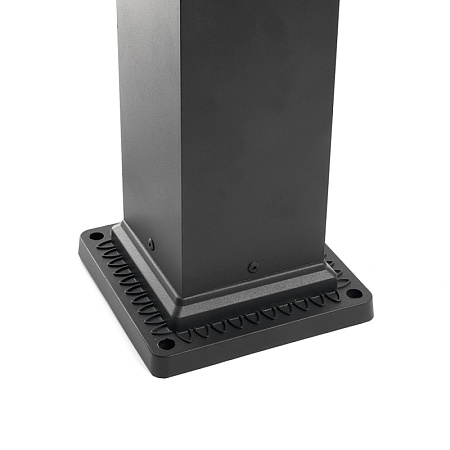 Светильник садово-парковый Feron PL676 столб 60W 230V E27, черный - фото