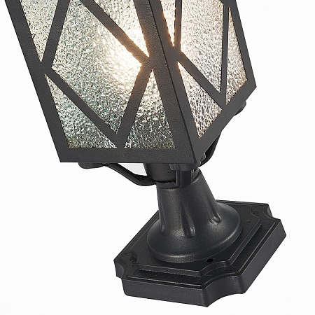 Светильник уличный наземный ST-Luce Черный/Черный, Прозрачный E27 1*60W SL084.405.01 - фото