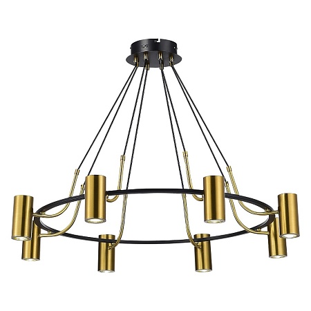Светильник подвесной ST-Luce Черный, Латунь/Латунь GU10 8*5W 4000K SL1215.403.08 - фото