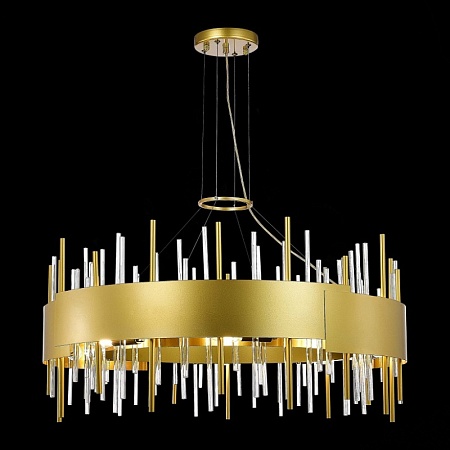Люстра подвесная ST-Luce Матовое золото/Матовое золото,Прозрачный E14 16*40W SL1633.203.16 - фото