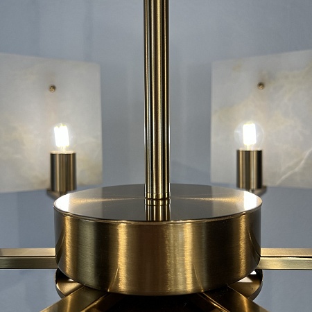 Люстра Marble Square Chandelier Imperiumloft 75586-22 - фото