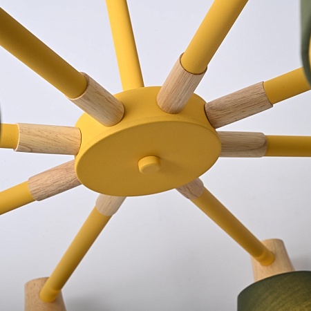 Потолочная Люстра На Штанге Natura A Green 8 Imperiumloft 177994-26 - фото